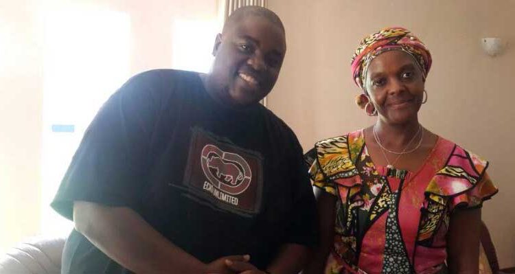 Wicknell Chivayo and Grace Mugabe