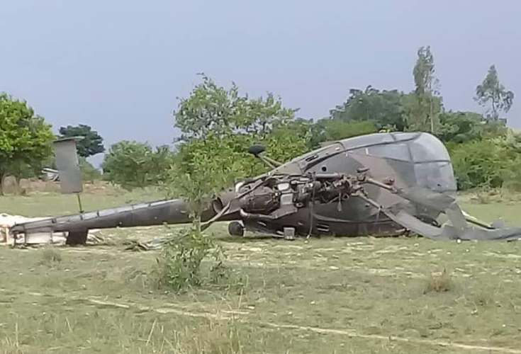 army helicopter crashes in gutu