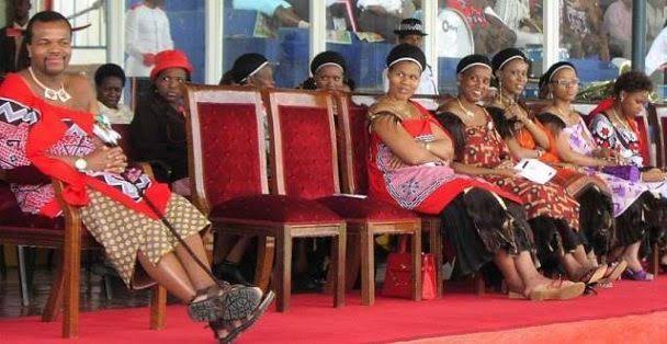 King Mswati wives