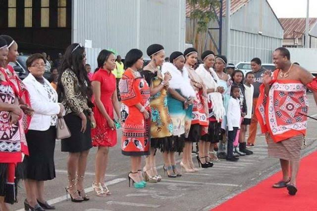 King Mswati wives