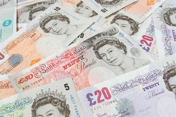 British Pounds earned by Most In Demand Jobs