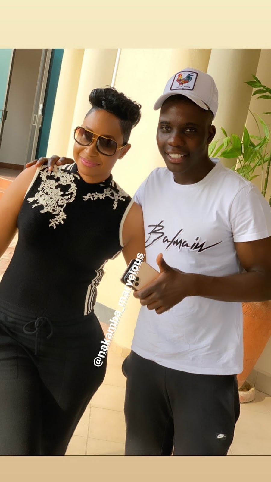 Pokello thrills the Warriors with a 'surprise' visit 