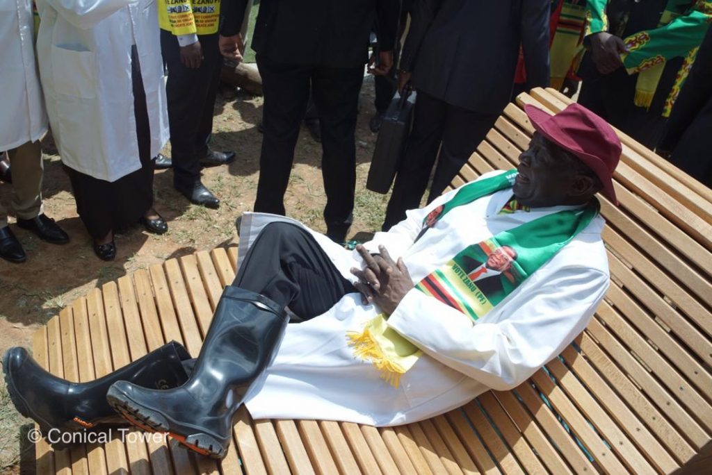 President ED Mnangagwa CHILLING