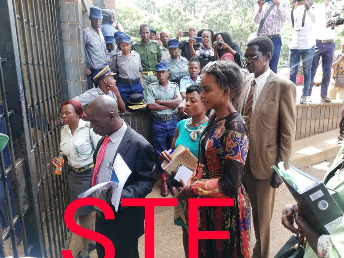 Mary Chiwenga arrives at court