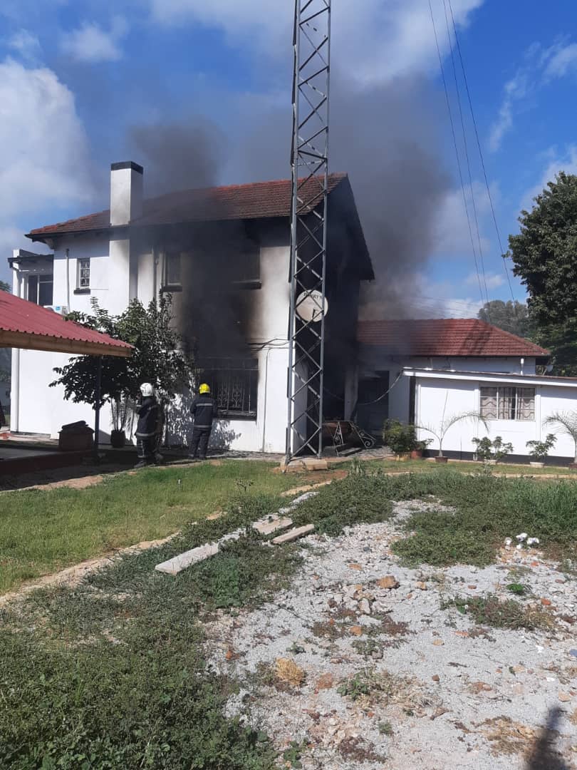 Indian Embassy GUTTED by fire