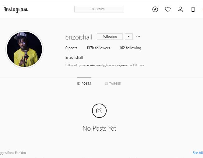 Enzo Ishall Breaks Links With Chillspot And Prophet Java