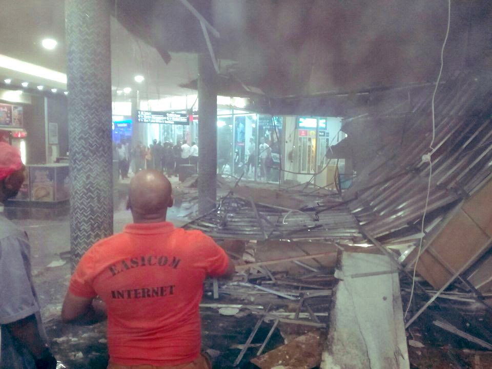 Bloemfontein Shopping Mall Collapses 