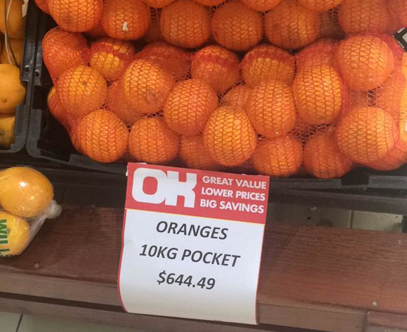 Outrageous Price Of Oranges In Zimbabwe