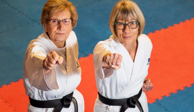 70 plus Year Old Grannies with Black belts