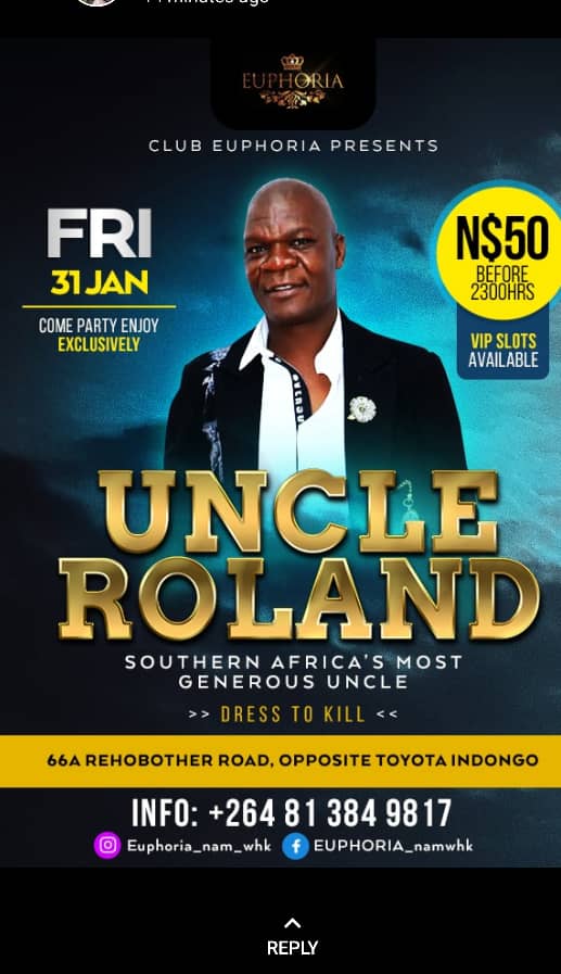 Uncle Roland goes international