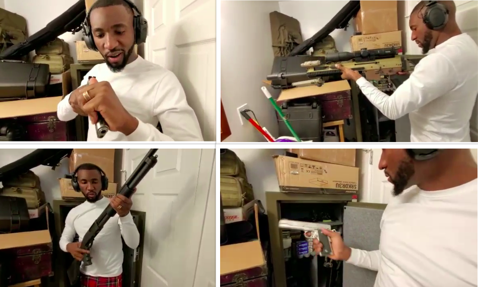 Prophet Passion Java Shows Off Gun Collection