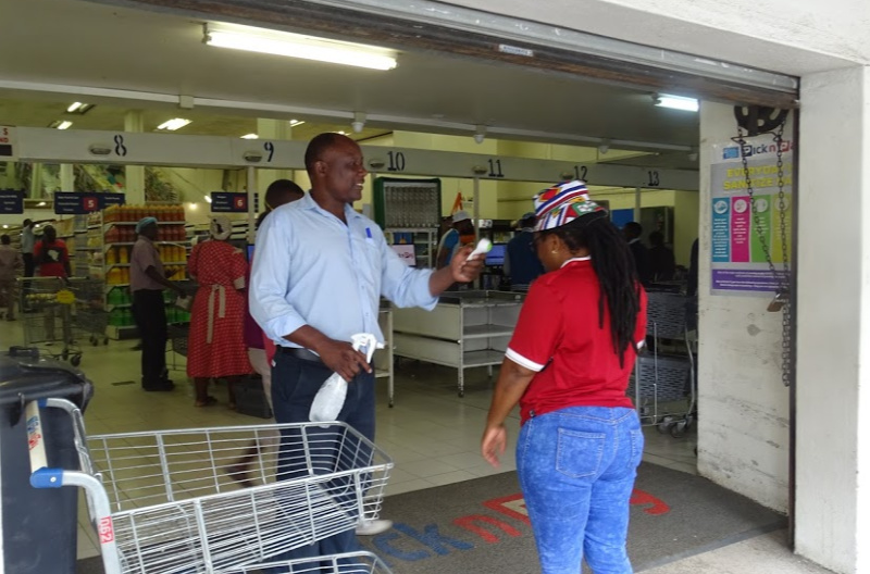 Supermarkets Deny Entrance To Customers