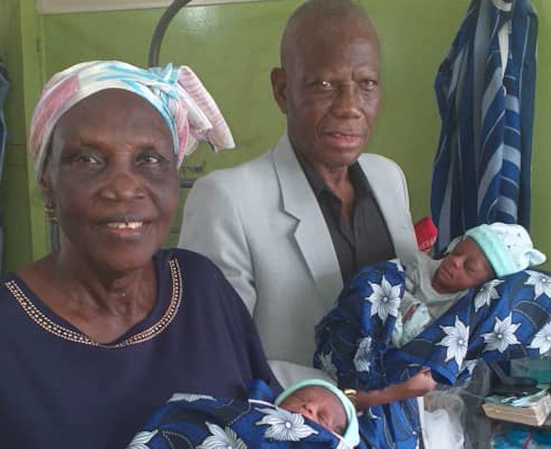 68-Year-Old First Time Mom Delivers Twins