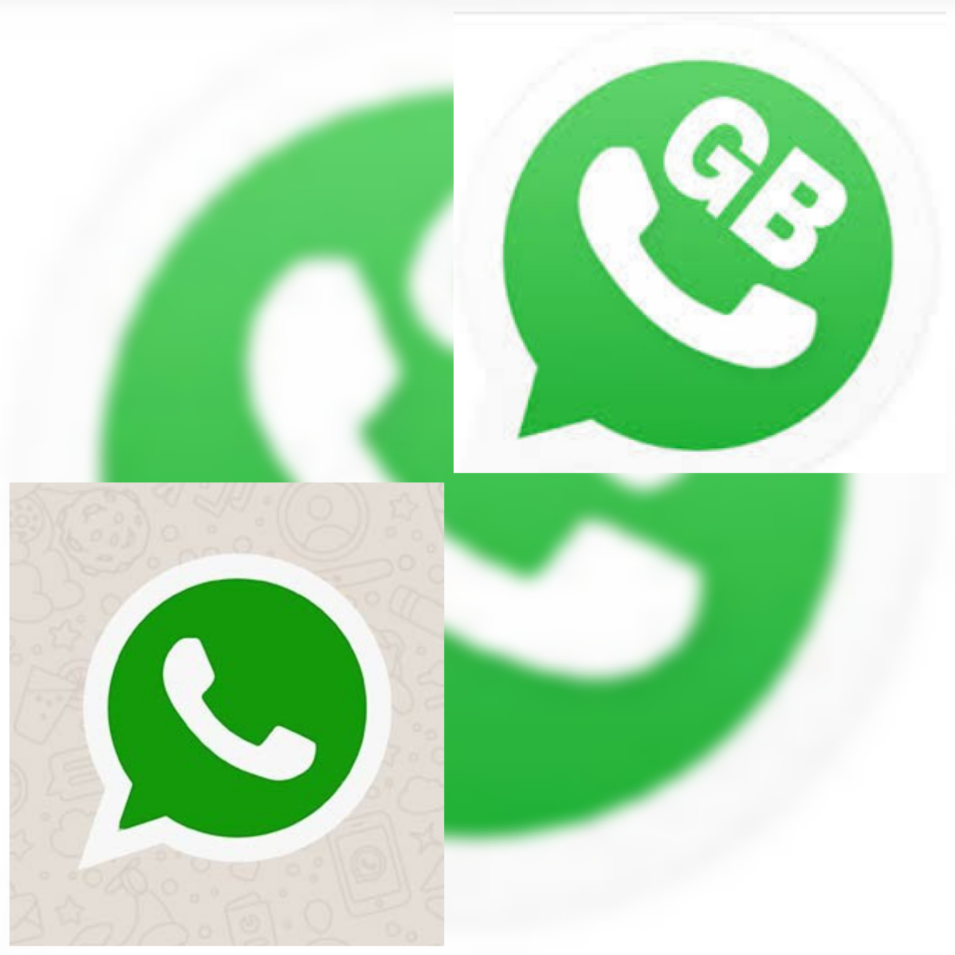 WhatsApp and GBWhatsapp On One Phone