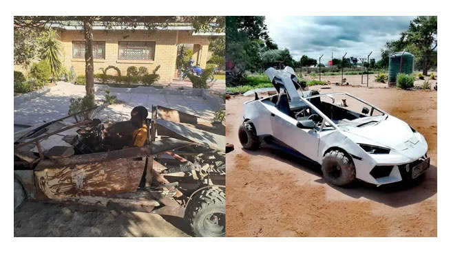 21-Year-Old Man Builds His Own 'Lamborghini'