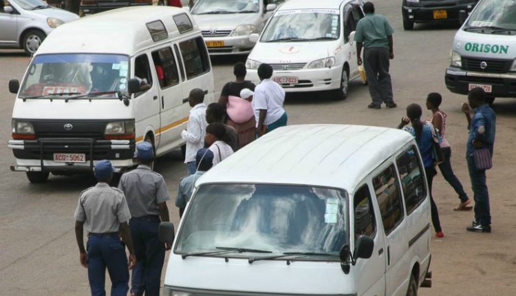Drama As Daring Kombi Drivers Attack Traffic Police Officers