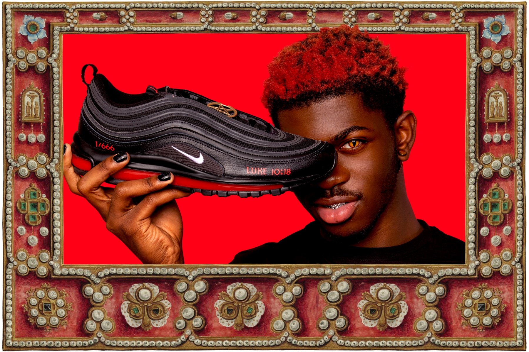 Lil Nas X's "Satan Shoes" With Human Blood Get Ringing Endorsement From "Church of Satan"