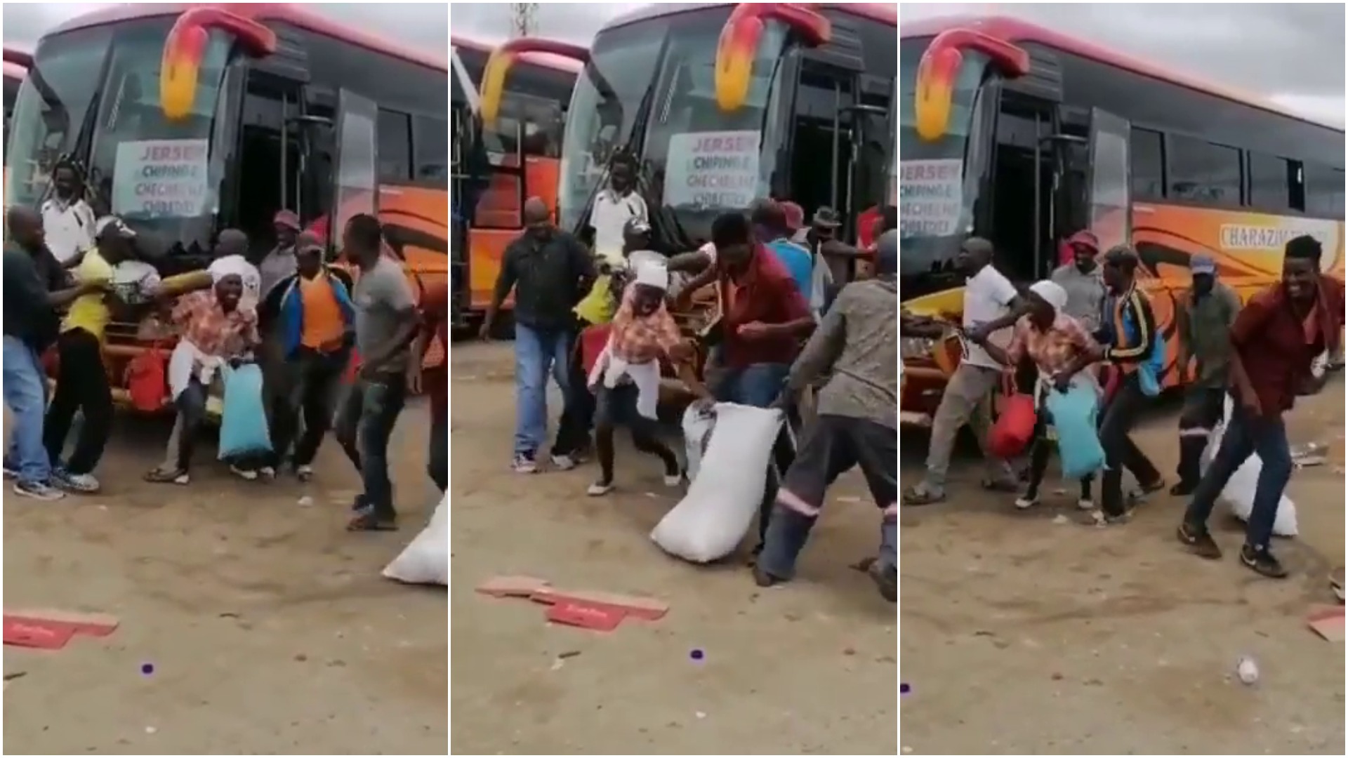 Outrage After Video Of Touts Pulling Helpless Female Passenger While She Screams Goes Viral