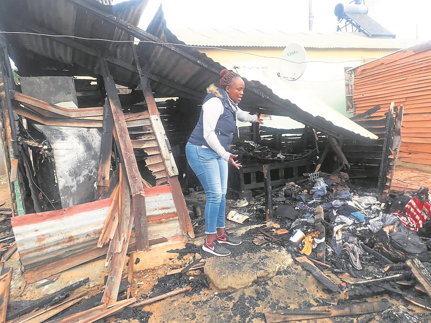 “If I Wasn't Out Boozing I’d Have Been Dead!”-Woman Claims After Her Ex-Lover Petrol Bombs Her Shack-iHarare