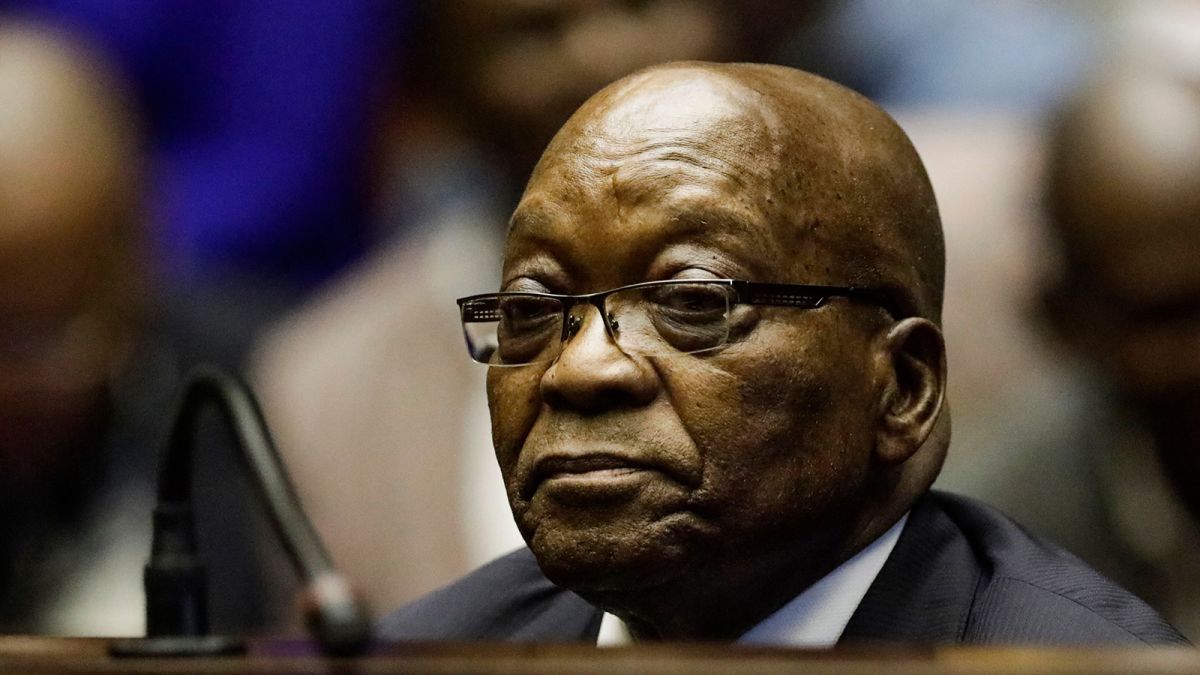 SA Former President Jacob Zuma Hands Himself Over To Police