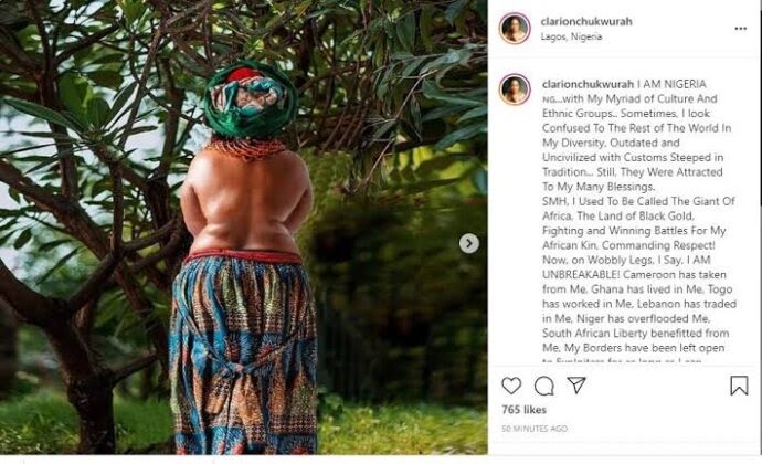 Actress Goes Topless, Says 'Holy Spirit Inspired' Her