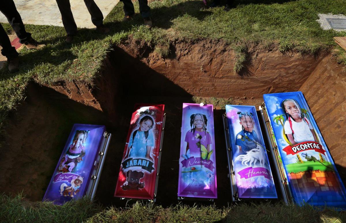 Mother Buries All 5 Children After They Die In Horrible Fire On Her Birthday
