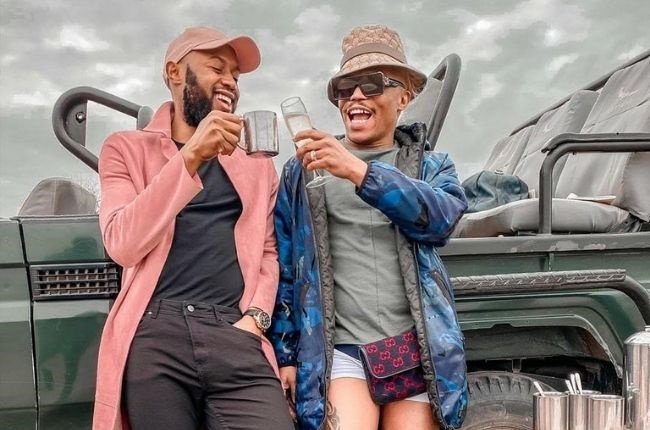 Mohale and Somizi During the happier times