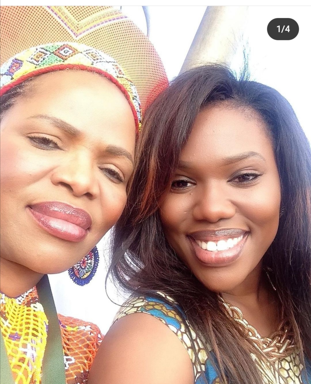 Pictures Of Uzalo's Mamlambo Gugu Gumede With Late Look-Alike Mom Shock Fans