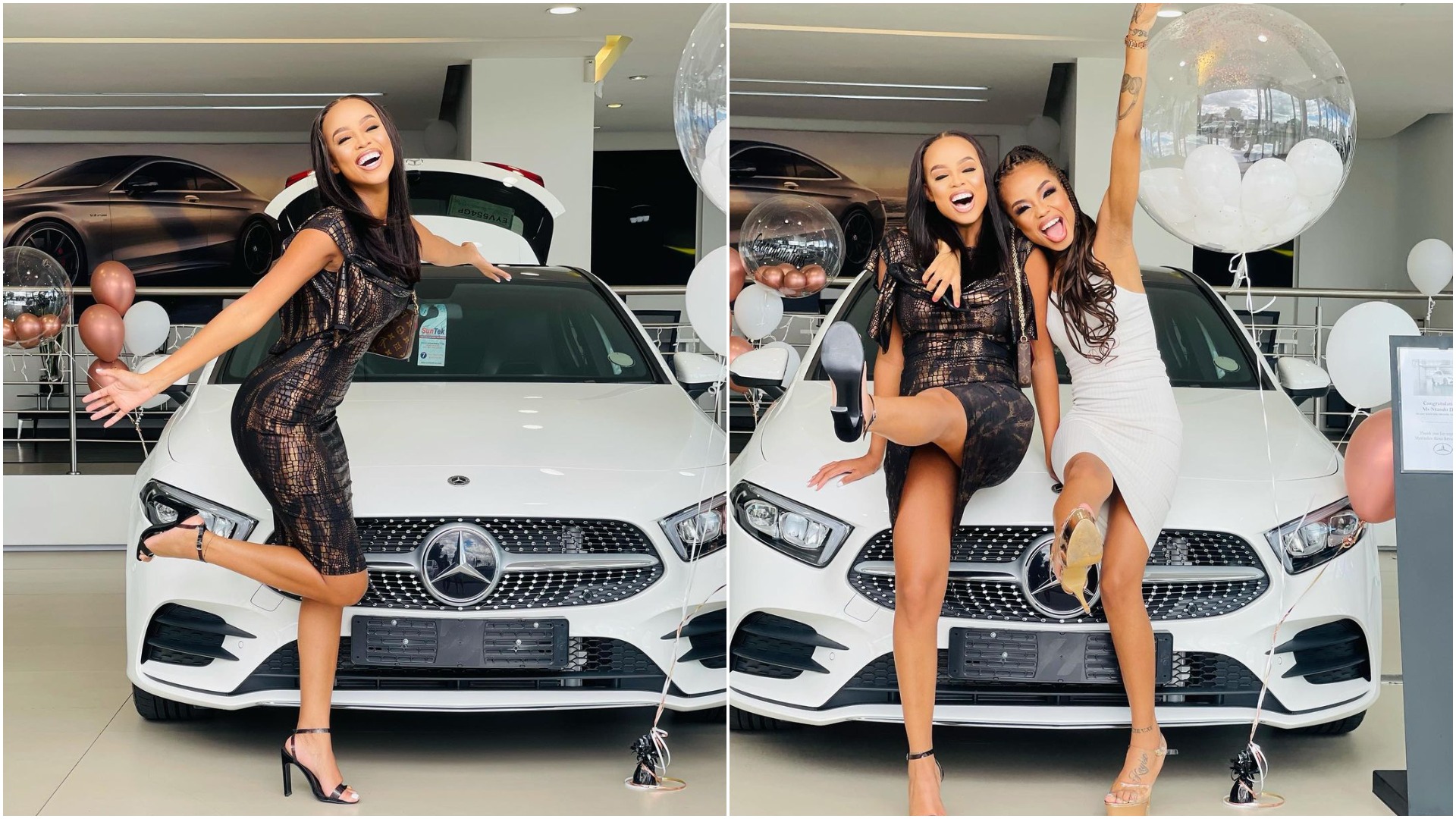 “uSisi we Merc”: Mpho From The Queen Ntando Duma Rewards Herself With Flashy New Whip
