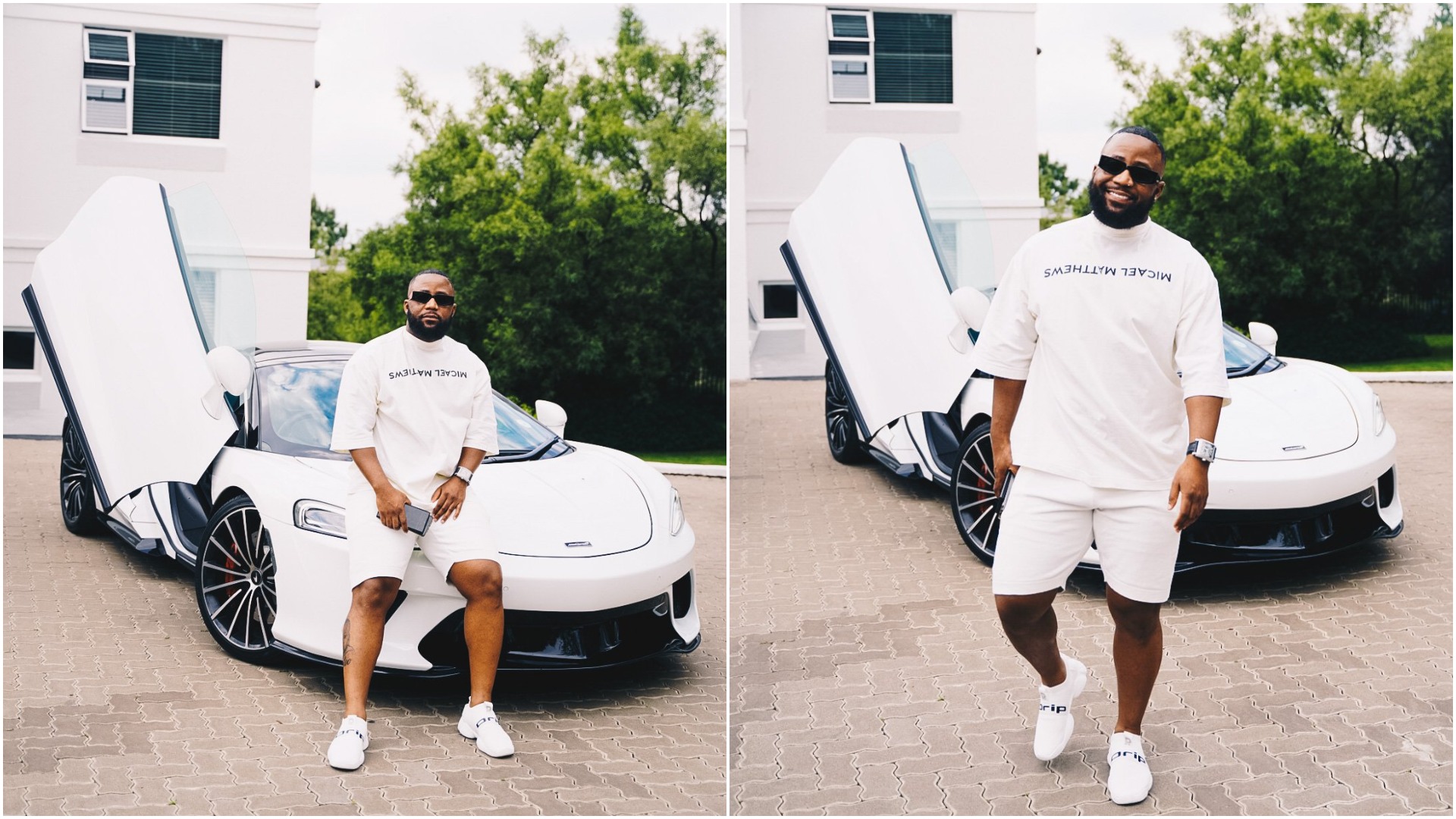 Andile Mpisane Shows Off Mclaren As Cassper Boasts He Is Only Owner Of Mclaren GT in SA