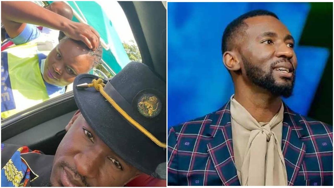 Zimbabweans Reacts As Investigations Are Launched After Prophet Passion Java Trends While Wearing A Police Hat