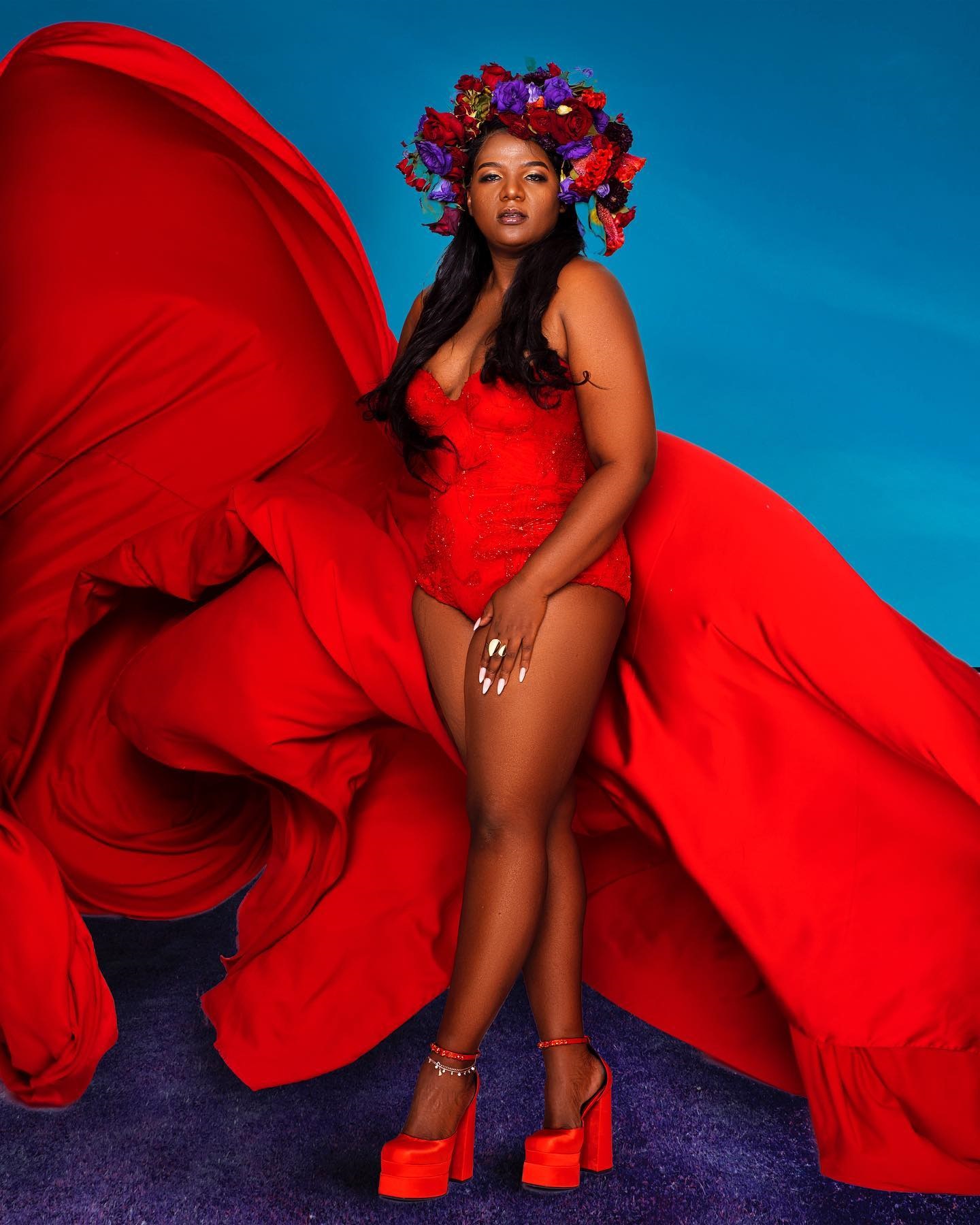 MaMkhize's Sultry Valentine Photo Shoot Breaks The Internet
