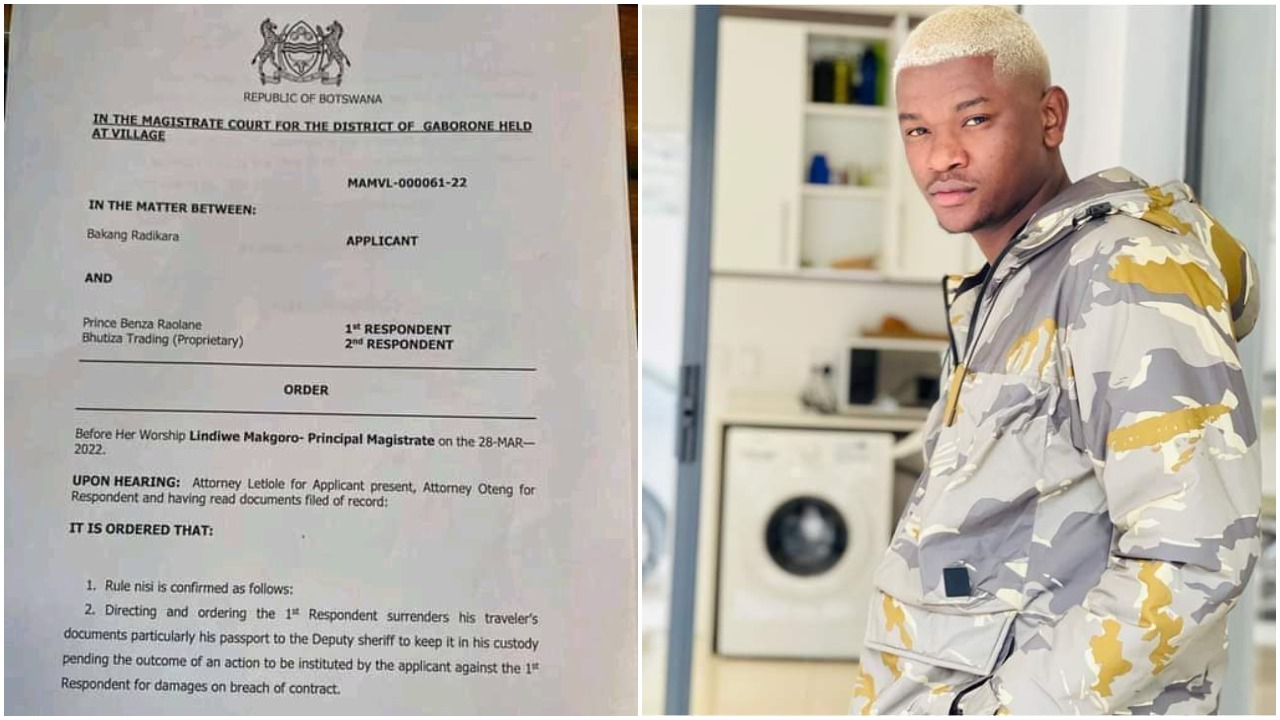 Prince Benza Arrested In Botswana After Breaching A Contract 