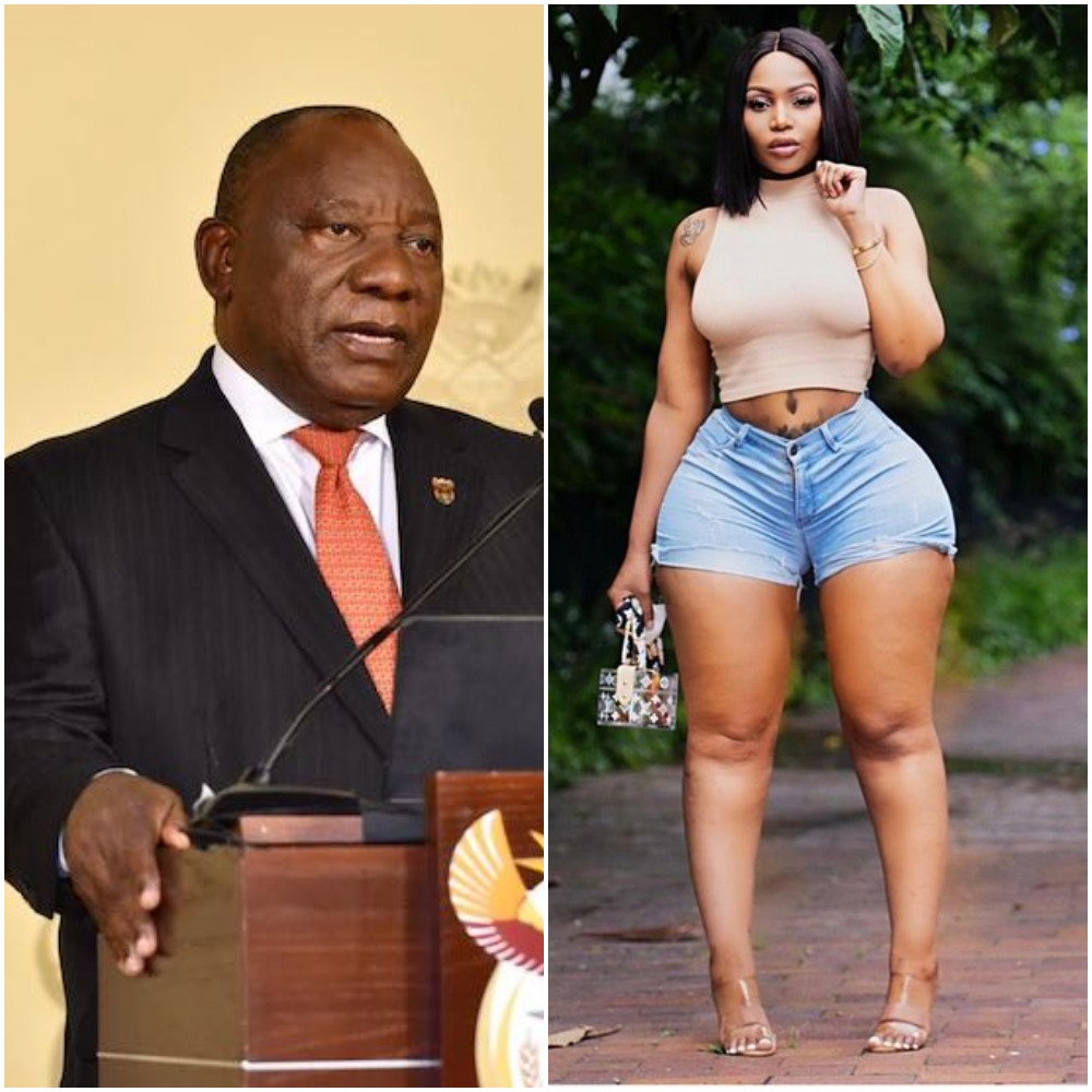 "Instagram Model Tebogo Thobejane Slept With SA President"