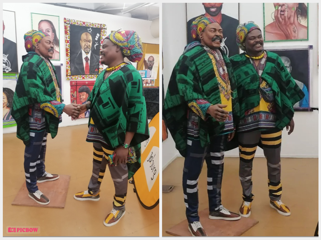 Mzansi Reacts As Rasta The Artist Is Honoured With His Own Life-sized Sculpture That Resembles Him