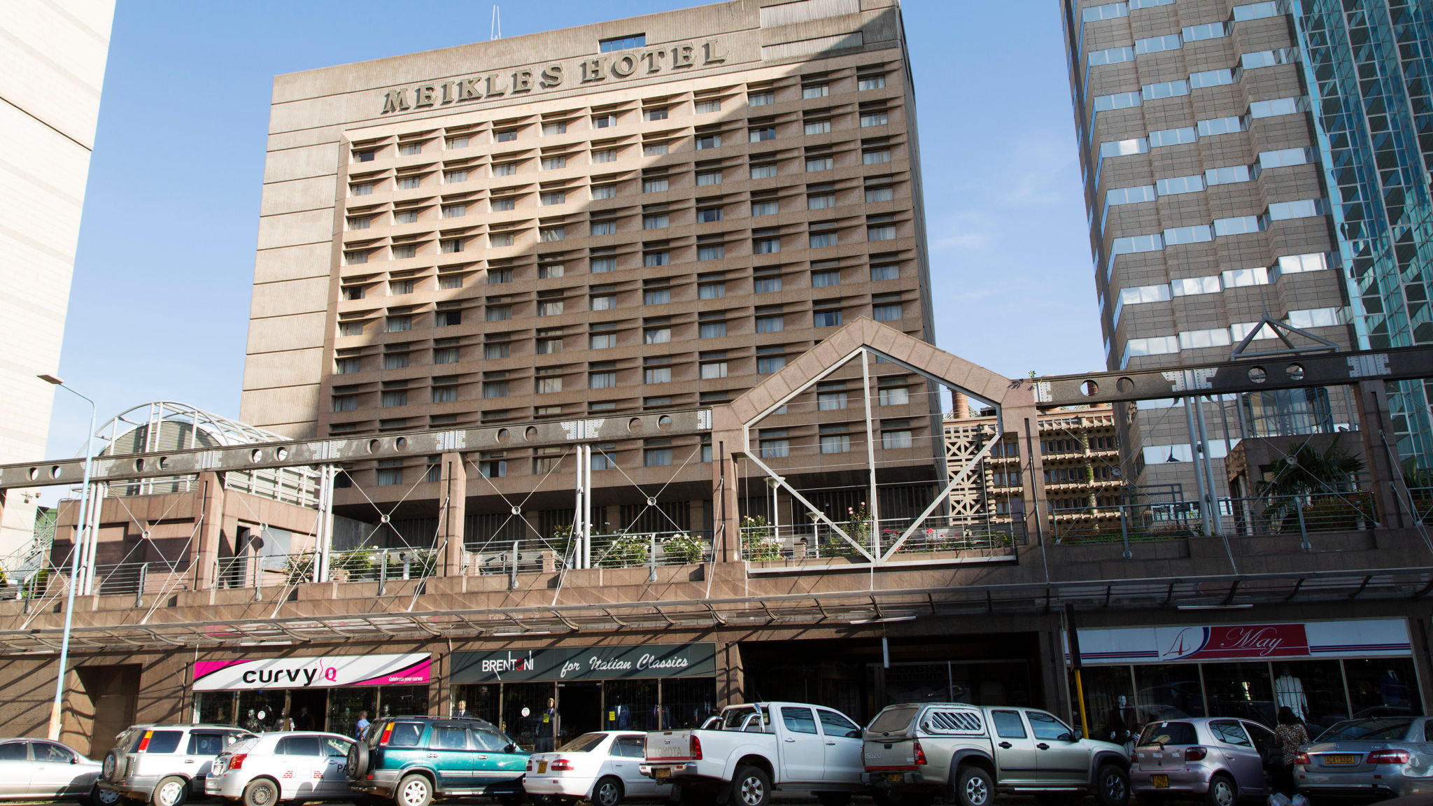 Not Hot Water At Meikles: Zimbabwe's Premier Luxury Hotel Using Buckets