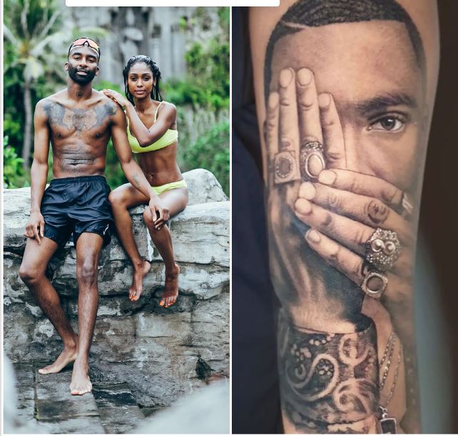 Bianca Naidoo's Tattoo Of Late Hubby Ricky Rick Leaves Mzansi Unimpressed
