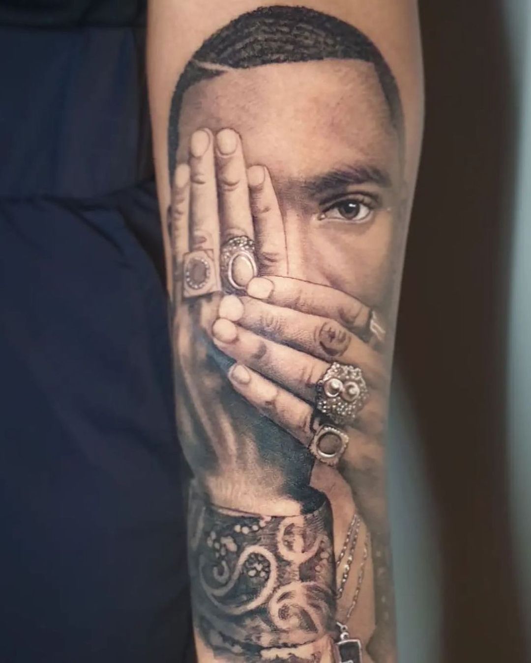 Bianca Naidoo's Tattoo Of Late Hubby Ricky Rick Leaves Mzansi Unimpressed