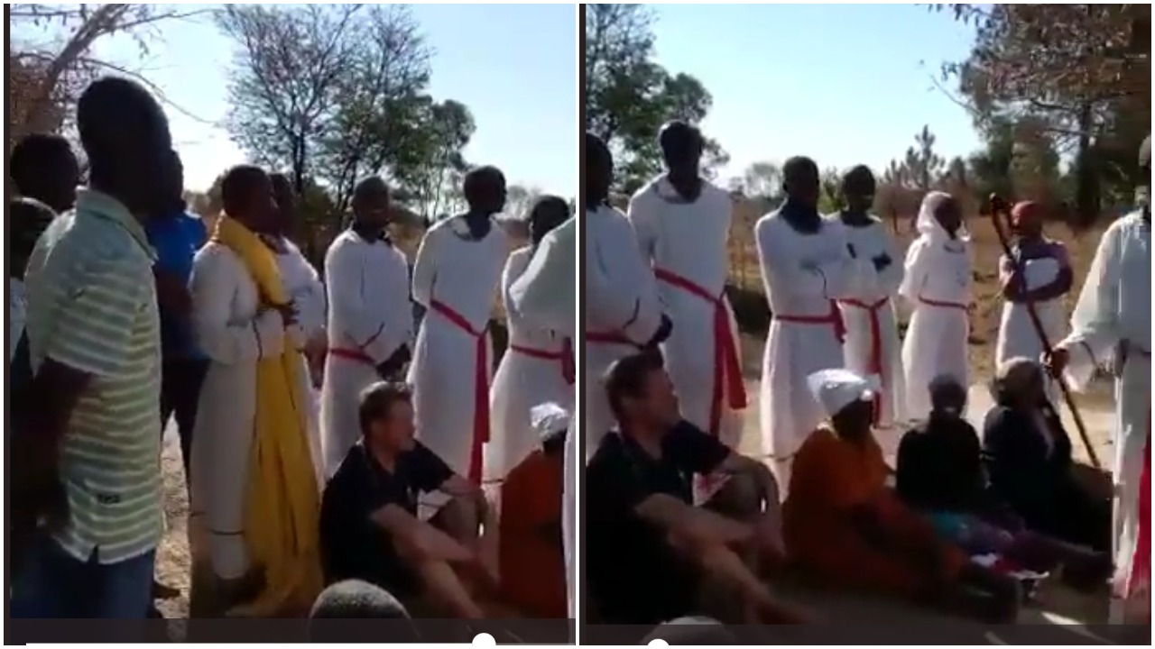 Watch: Social Media Users Left In Stitches As White Man Attends Masowe