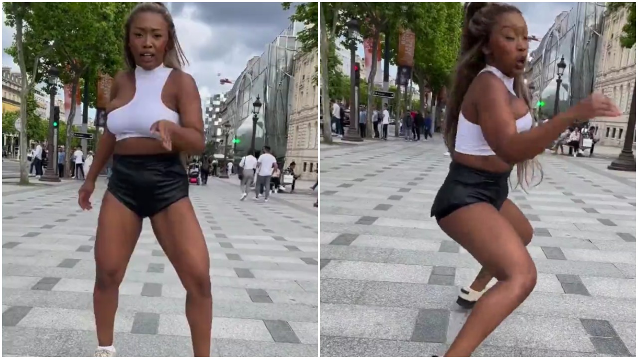 "She Is Now Struggling To Dance" - Kamo Mphela's Video Gets Social Media Users Talking