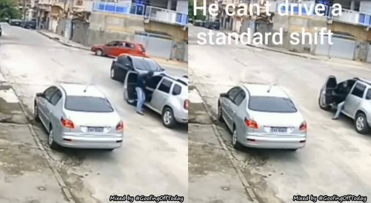 Carjacker Fails To Drive 