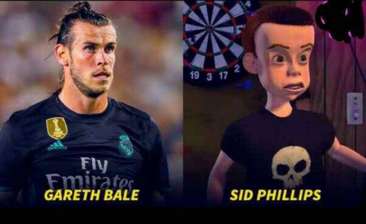Gareth Bale cartoon lookalikes