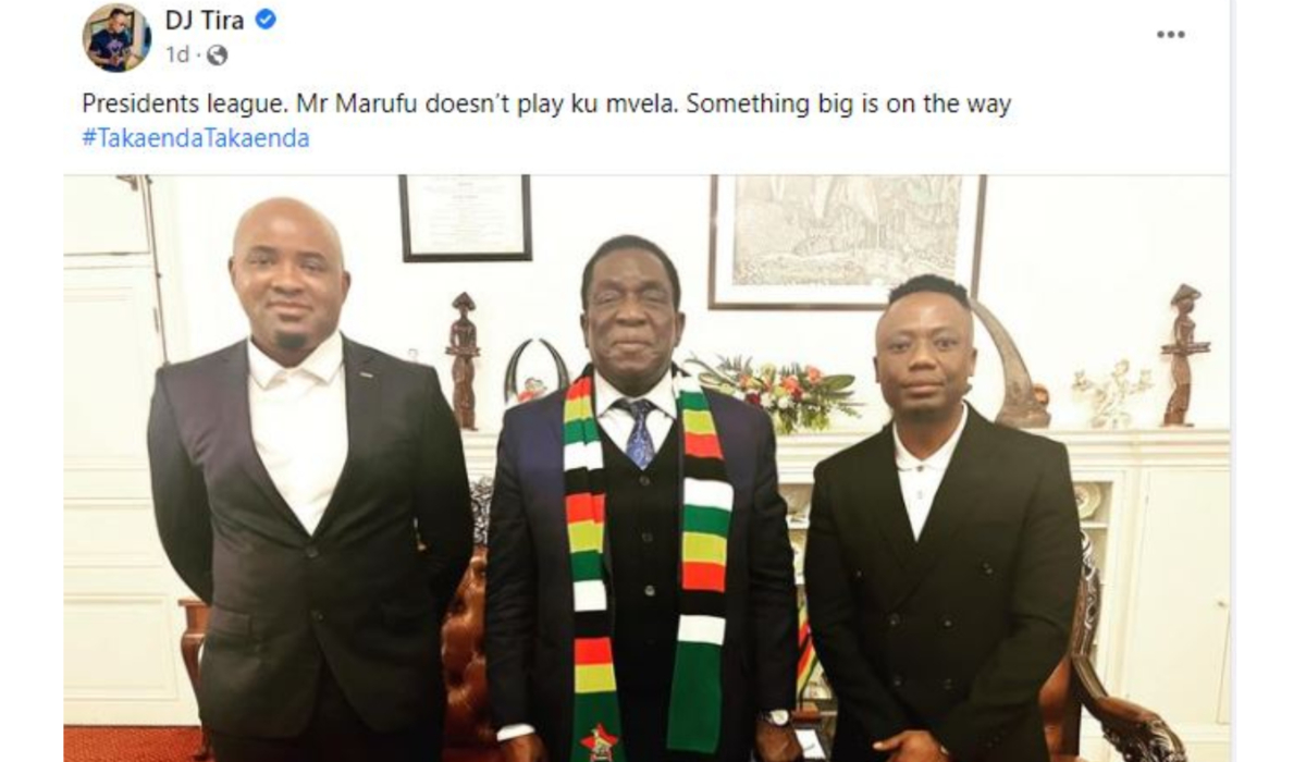 Why DJ Tira Met Zimbabwean President