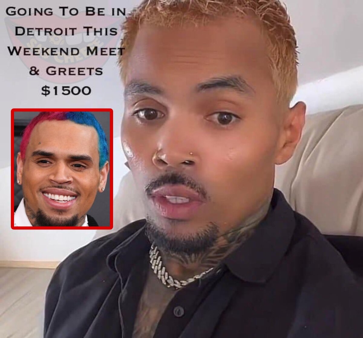 Chris Brown lookalike