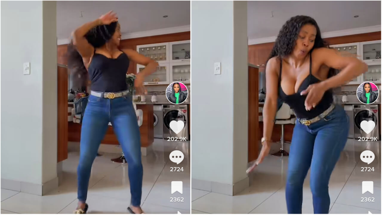 Thembi Seete dance moves