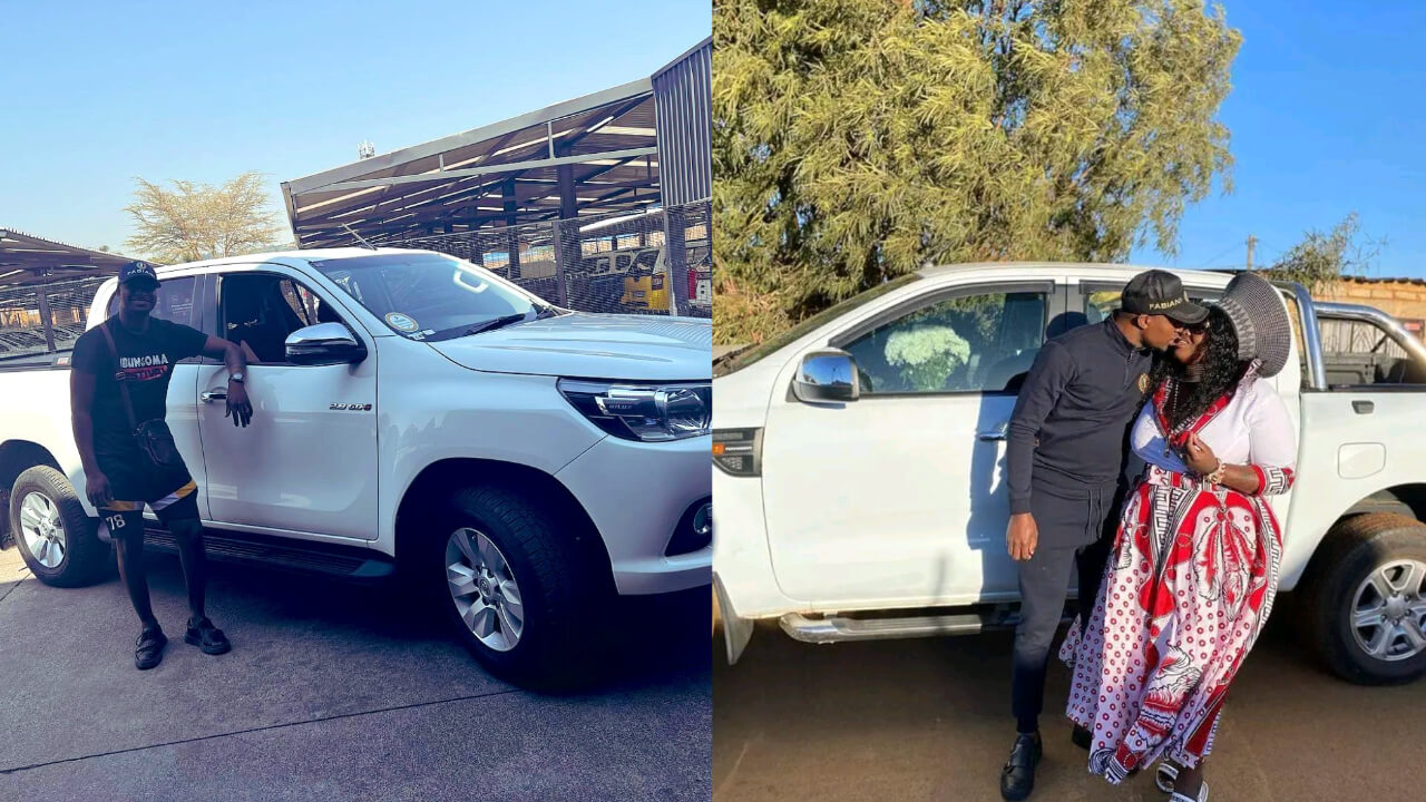 Gogo Maweni buys her husband a new car
