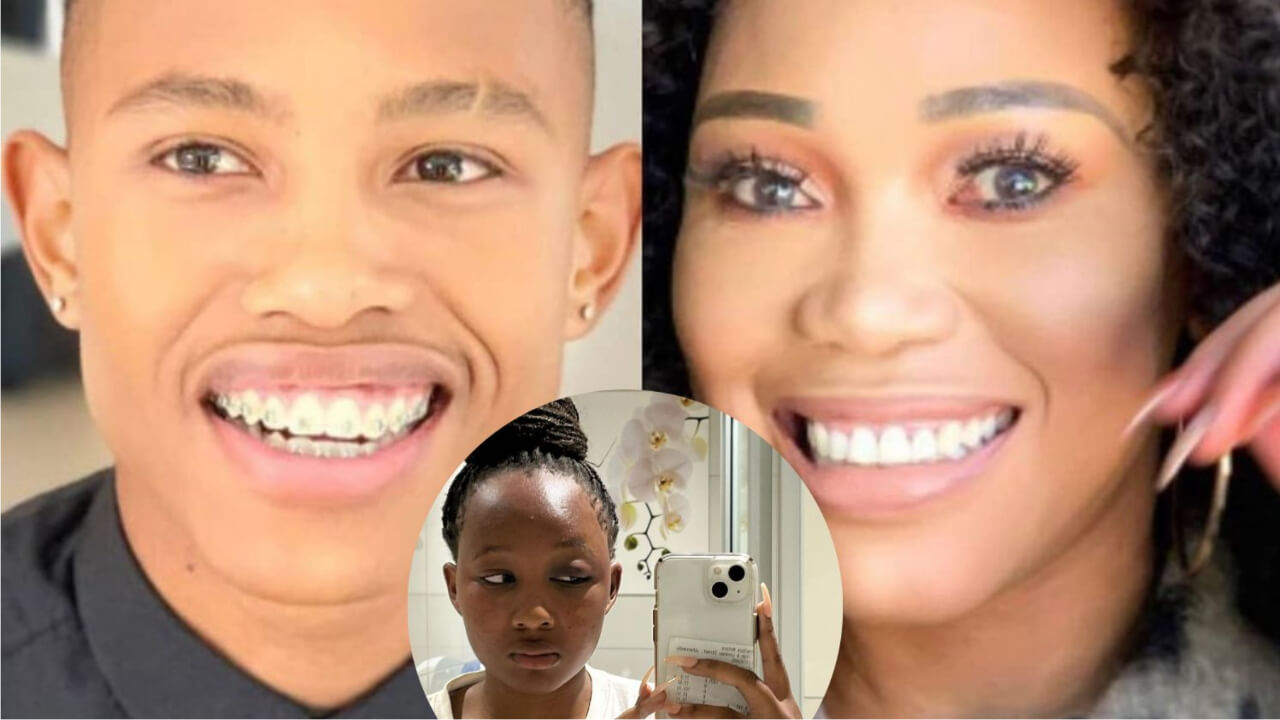Donell Sedibe - Sonia Mbele's son - has been accused of abuse by his girlfriend Reokeditswe