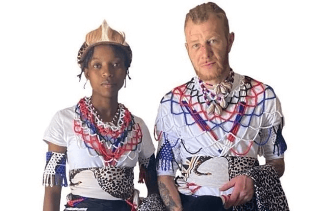 UK-born South African White Sangoma & Zimbabwean Wife Raise Eyebrows After Embracing Ancestral Callings