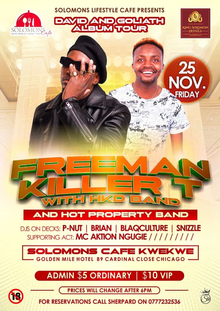 Freeman and Killer T invades Kwekwe