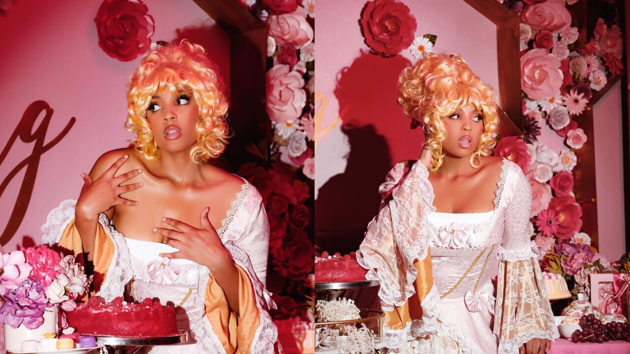 Linda Mtoba Channels The Queen Of France Marie Antoinette On Her Birthday